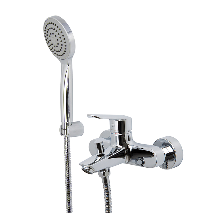 Fima Carlo Frattini India | Exposed Bath Mixer With Shower Set